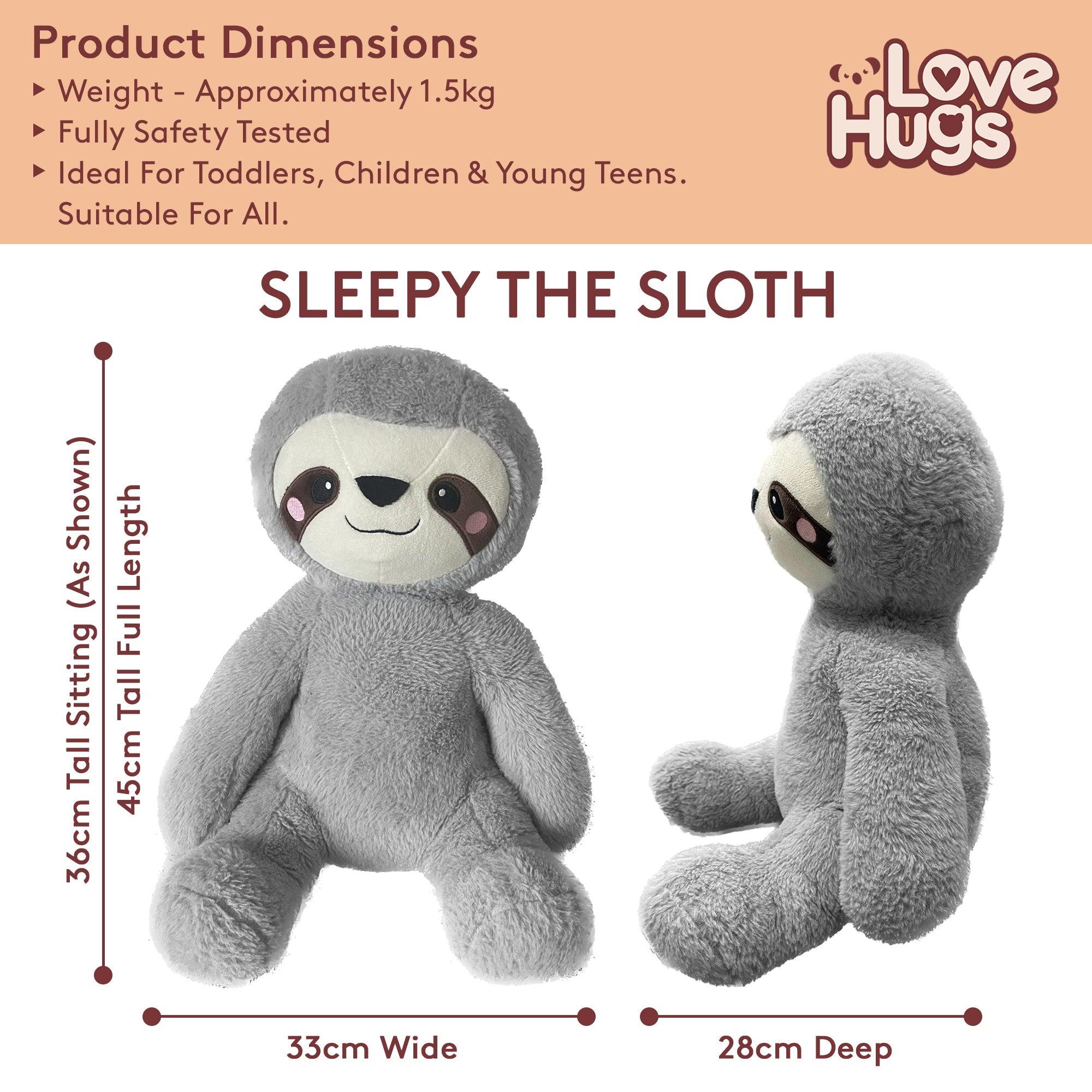 Aldi deals sloth teddy