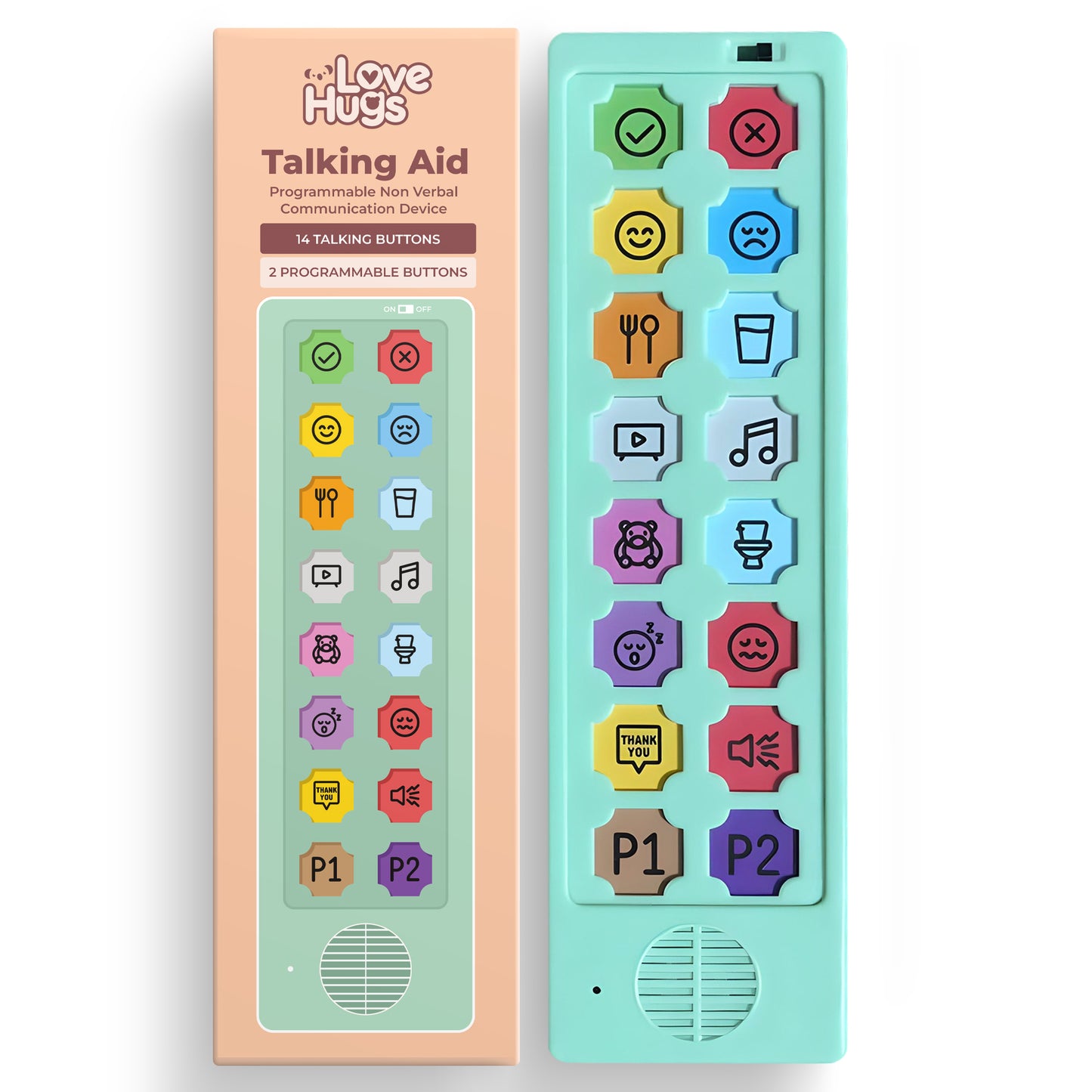 AAC Communication Device For Speech Therapy, Non Verbal Autism & Stroke Rehab